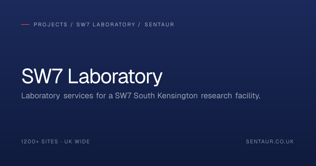 SW7 Laboratory | Sentaur Services